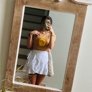 Aerie wrap around mini skirt. Barely worn, needs ironing.